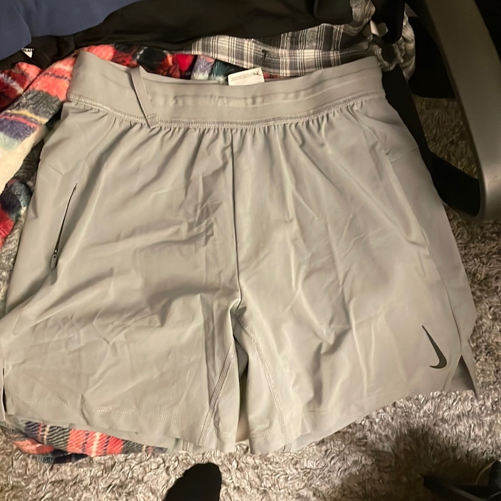 Grey Nike Yoga shorts
